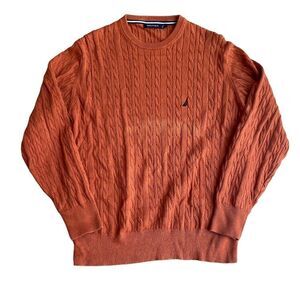 Nautica Cable Knit Sweater Size Large Unisex